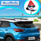 Coolballs Cool "Half Pipe Hottie" Snowboarder Car Antenna Topper