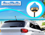 Coolballs Cool Dude Blue Beanie Hat Antenna Topper - Thick Fat Antenna Fit
