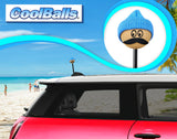 Coolballs Cool Dude Blue Beanie Hat Antenna Topper - Thick Fat Antenna Fit