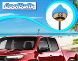 Coolballs Cool Dude Blue Beanie Hat Antenna Topper - Thick Fat Antenna Fit