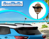 Coolballs Cool Football Car Antenna Topper - Thin Antenna Fit