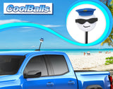 Coolballs "Cool Cop" Police Car Antenna Topper - Thick Fat Antenna Fit