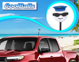 Coolballs "Cool Cop" Police Car Antenna Topper - Thick Fat Antenna Fit