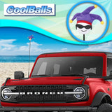 Coolballs Cool Jester Car Antenna Topper - Thin Antenna Fit