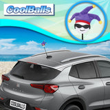 Coolballs Cool Jester Car Antenna Topper - Thin Antenna Fit
