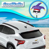 Coolballs Cool Jester Car Antenna Topper - Thin Antenna Fit