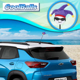 Coolballs Cool Jester Car Antenna Topper - Thin Antenna Fit