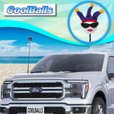 Coolballs Jesterette Car Antenna Topper - Thin Antenna Fit