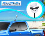 Coolballs Cool Navy Car Antenna Topper - Thick Antenna Fit