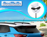 Coolballs Cool Navy Car Antenna Topper - Thin Antenna Fit