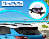 Coolballs "Cool Skater Girl" Skateboarder Car Antenna Topper - Thin Antenna Fit
