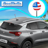 Coolballs American USA Patriotic Flag (2 Sided) Car Antenna Ball