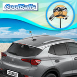 Coolballs Cool Dude Black Bandana Car, Truck, Jeep Antenna Topper