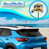 Coolballs Cool Dude Black Bandana Car, Truck, Jeep Antenna Topper