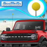 Coolballs Yellow Golf Ball Antenna Topper