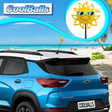 Coolballs California Sunshine Car Antenna Topper (Green Shades) - Thin Antenna Fit