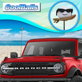 Coolballs Surfer Guy Surfing Car Antenna Topper - Thin Antenna Fit