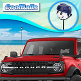 Columbus Blue Jackets Car Antenna Topper (NHL Hockey) - Thin Antenna Fit