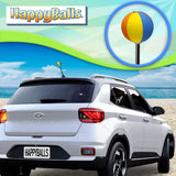 HappyBalls Summer Fun Beach Ball Car Antenna Ball - Thick Antenna Fit