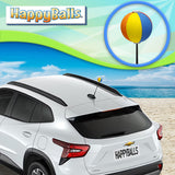HappyBalls Summer Fun Beach Ball Car Antenna Ball - Thin Antenna Fit