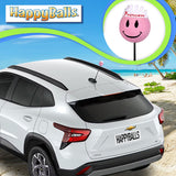 HappyBalls Pink Princess Car Antenna Topper - Thin Antenna Fit