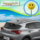 HappyBalls Yellow Happy Smiley Face Antenna Topper - Thin Antenna Fit