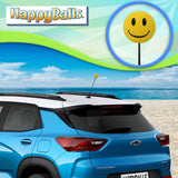 HappyBalls Happy Smiley Face Car Antenna Ball (Yellow)