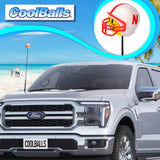 Nebraska Cornhuskers Car Antenna Topper (College Football) - Thin Antenna Fit