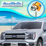 *Almost Out* Green Bay Packers Car Antenna Topper (NFL Football) - Thin Antenna Fit