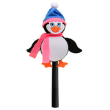 Tenna Tops Penguin Car Antenna Topper (Pink/Blue) - Thick Antenna Fit