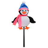 Tenna Tops Penguin Car Antenna Topper (Pink/Blue) - Thin Antenna Fit