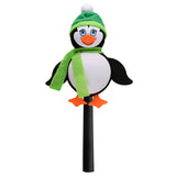 Tenna Tops Cute Penguin Car Antenna Topper (Green) - Thick Antenna Fit