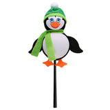 Tenna Tops Cute Penguin Car Antenna Topper (Green) - Thin Antenna Fit