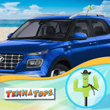 Happyballs Cowboy Cactus Car Antenna Topper - Thick Antenna Fit
