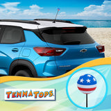 Tenna Tops Patriotic American USA Flag Car Antenna Ball - Thin Antenna Fit