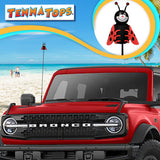 Tenna Tops Red "Lucky" Ladybug Car Antenna Topper