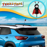 Tenna Tops Red "Lucky" Ladybug Car Antenna Topper - Thin Antenna Fit