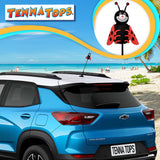 Tenna Tops Red "Lucky" Ladybug Car Antenna Topper