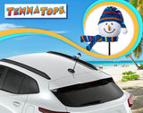 Tenna Tops Snowman Winter Hat & Scarf Car Antenna Topper (Dark Blue) - Thin Antenna Fit