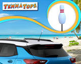 Tenna Tops Bowler Bowling Pin Car Antenna Topper - Thin Antenna Fit
