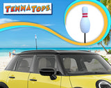 Tenna Tops Bowler Bowling Pin Car Antenna Topper - Thin Antenna Fit