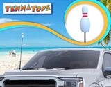 Tenna Tops Bowler Bowling Pin Car Antenna Topper - Thin Antenna Fit