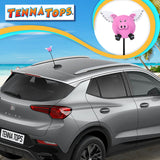 Tenna Tops Flying Pig Car Antenna Topper - Thin Antenna Fit