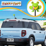 Tenna Tops Cute Frog Car Antenna Topper (Green)