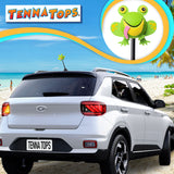 Tenna Tops Cute Frog Car Antenna Topper (Green)