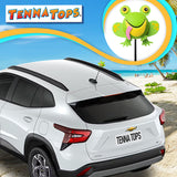Tenna Tops Cute Frog Car Antenna Topper (Green)
