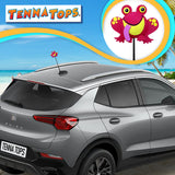 Tenna Tops Froggy Frog Car Antenna Topper (Red) - Thin Antenna Fit
