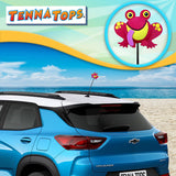 Tenna Tops Froggy Frog Car Antenna Topper (Red) - Thin Antenna Fit