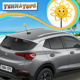 Tenna Tops Happy Florida Sunshine Car Antenna Topper - Thin Antenna Fit