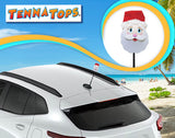 Tenna Tops Jolly Santa Claus Car Antenna Topper - Thin Antenna Fit